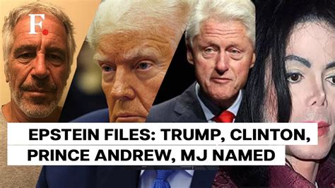 Jeffrey Epstein Unsealed Files Linked To Sex Offender Open Big Names On The List Youtube