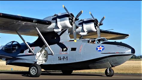 Wwii Catalina Pby Seaplane Flying Boat N9767 Youtube
