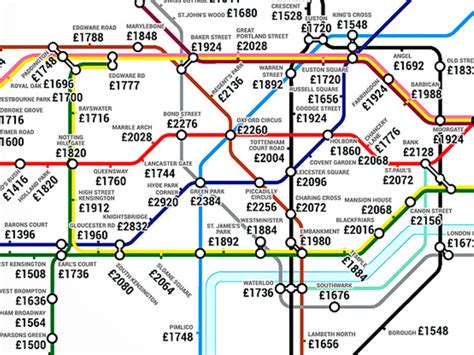 24 Awesome Alternative London Tube Maps