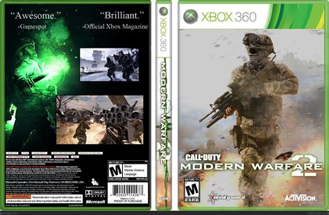 Call Of Duty Modern Warfare 2 Xbox 360 Box Art Cover By