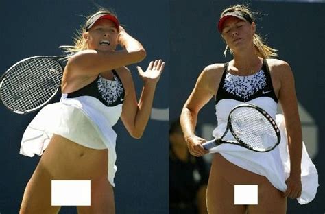 Shocker Tennis Superstar Maria Sharapova Playing Without Panties