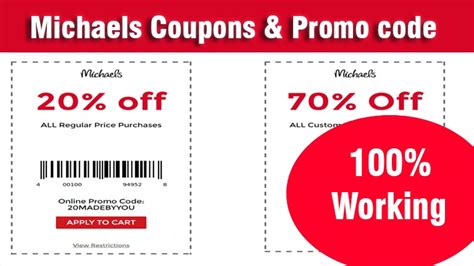 Michaels Coupons And Promo Code Today July 2022 Upto 70 Off