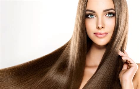 Download Wallpaper Girl Face Model Hair Makeup Brown Woman By
