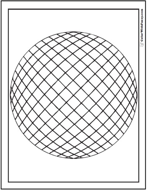 2,019 free images of spheres. Shape Coloring Pages: Customize And Print