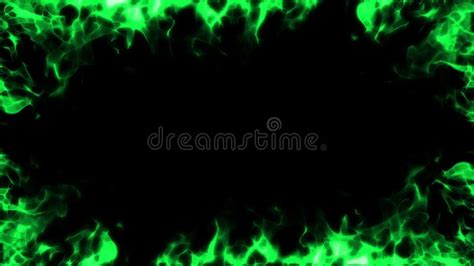 Green Fire Flame Loop Animation Stock Video Video Of Speed Explode