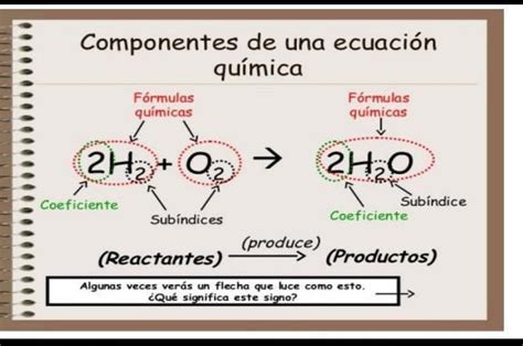Componentes De Ecuaciones Químicas Brainlylat