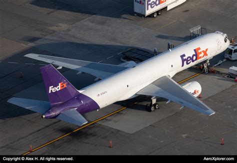 N784fd Fedex Boeing 757 200f By Alex H Aeroxplorer Photo Database