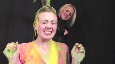 Sapphire Is Green And Yellow Slimed By Frankie