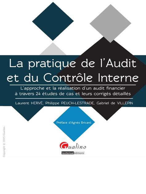 La Pratique De Laudit Et Du Controle Interne Pdf