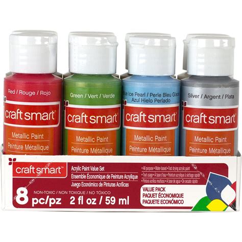 Find The Metallic Acrylic Paint Value Set By Craft Smart® At Michaels