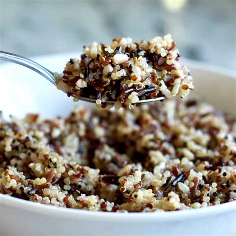 Healthy Brown Rice Quinoa Blend Homemade Food Junkie