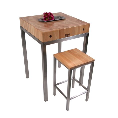 Get free shipping on qualified butcher block countertops or buy online pick up in store today in the kitchen department. John Boos Metropolitan Designer Butcher Block Table (With ...