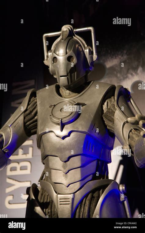Cyberman At A Doctor Who Exhibition Stock Photo Alamy