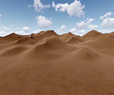 Artstation Sand Dunes 3d Model Fbx Obj Resources