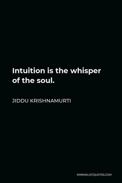 Intuition Quotes Minimalist Quotes