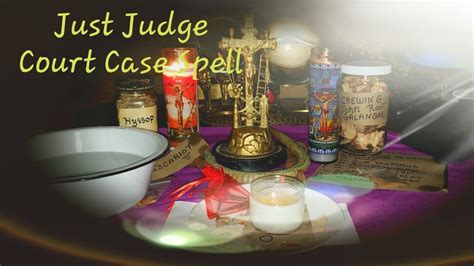 Court Case Spell Folk Magic Justo Juez The Just Judge Magical