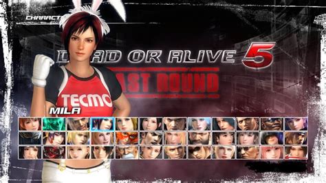 Dead Or Alive 5 Last Round Tecmo 50th Anniversary Costume Mila 2017 Promotional Art