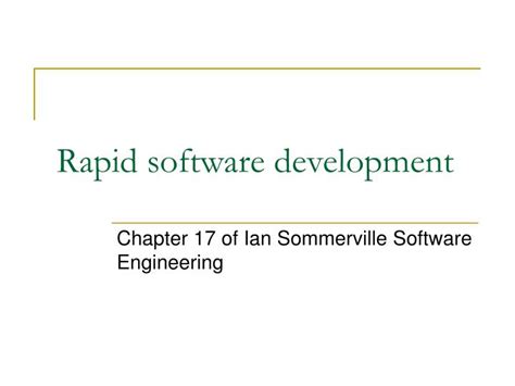 Ppt Rapid Software Development Powerpoint Presentation Free Download