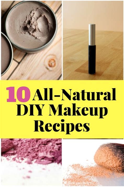 10 All Natural Diy Makeup Recipes The Budget Diet