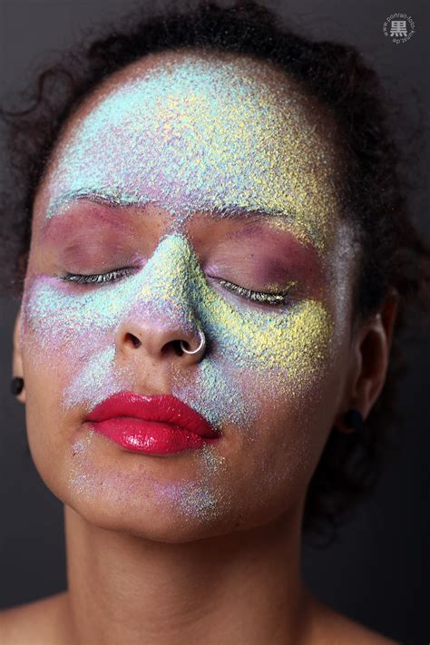 Kreide Make Up Shooting | Portrait Foto Kunst