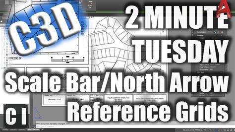 Civil 3d How To Add Dynamic Reference Grids Scale Bars And North