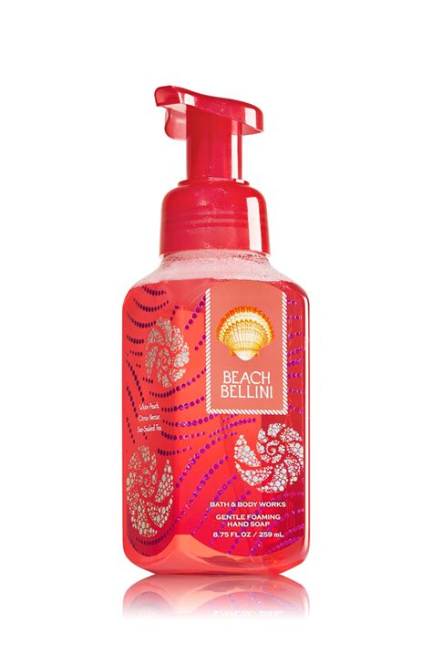 A romantic italian blend of sparkling peach, sweet orange, and juicy mandarin. Beach Bellini Gentle Foaming Hand Soap - Soap/Sanitizer ...