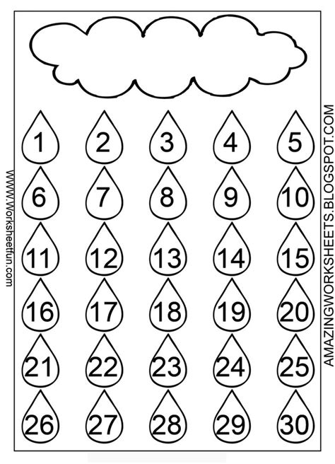 Worksheet Number Chart Activities Kids Counting Printable Numbers