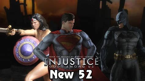 Hd Injustice Gods Among Us New 52 Skin Pack Dlc Youtube