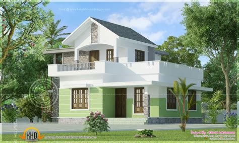 1161 Square Feet Small House Elevation Kerala Home Design And Floor