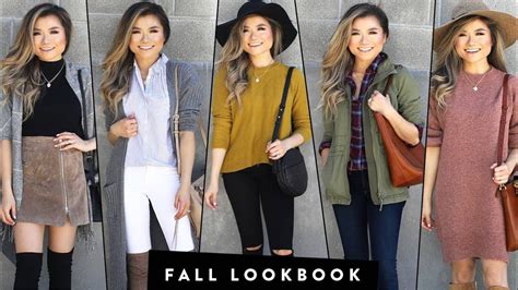fall lookbook 2017 fall outfit ideas fall fashion miss louie youtube