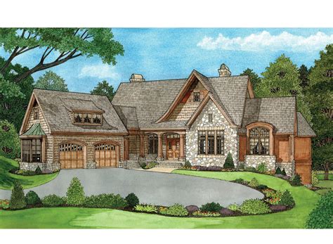 Craftsman House Plan with 4547 Square Feet and 4 Bedrooms from Dream