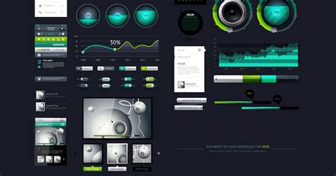 Item Infographics Element With Vector Gui Template Shared By G4ds