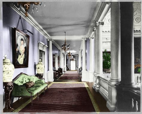 Whitemarsh Hall 2nd Floor Living Hall Colorized By Chris Chalkley