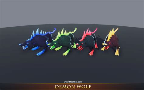 Anime Demon Wolf