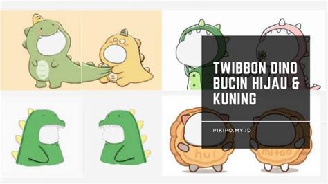 Twibbon Bucin Dino Kuning Hijau Yang Viral Di Tiktok Begini Cara