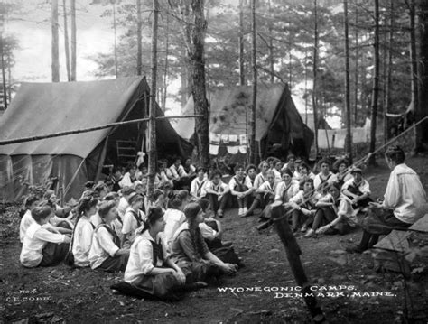 Wyonegonic Camps Photograph Wisconsin Historical Society