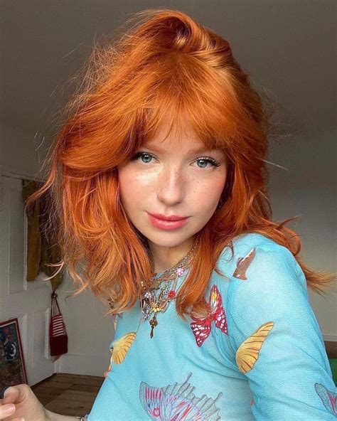 m𝗔𝗧𝗛𝗜𝗟𝗗𝗔 ⁺˚ ･༓ mathilda mai instagram photos and videos orange hair dye ginger hair red