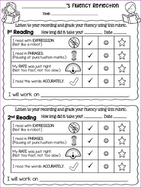 Reading Fluency By Grade