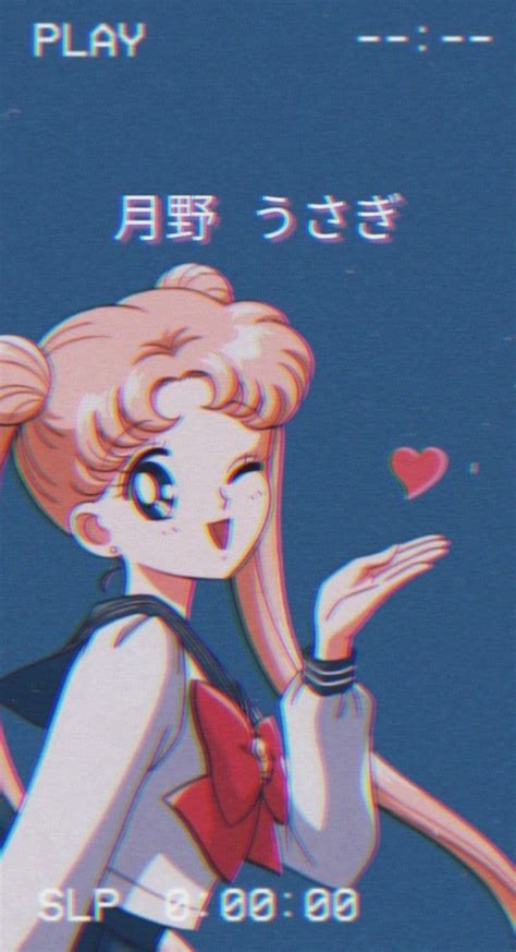 Sailor Moon 90s Anime Aesthetic Desktop Wallpaper 90s Sailor Moon