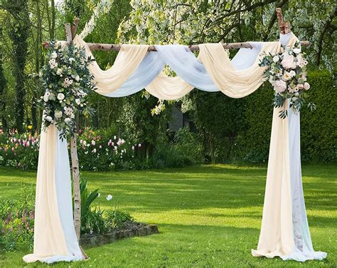 Warm Home Designs Wedding Arch Draping Fabric Reviews Wayfair