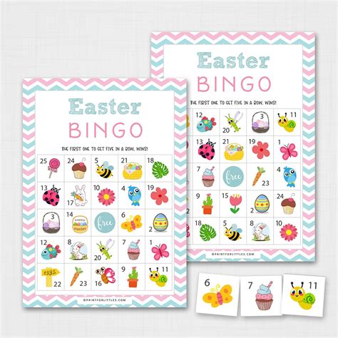 Easter Bingo Printable Fun Easter Activities For Kids