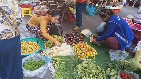 The next dietary culture of asia is southeast fashion. Life In Cambodian Market - A Walk Around My Village Food ...