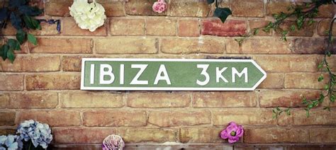 Ibiza 3km Road Sign