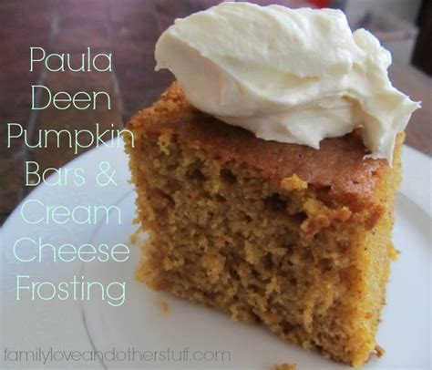 In a large bowl, beat butter, sugar, and gelatin with a mixer at medium speed until creamy. Paula Deen Pumpkin Bars & Cream Cheese Frosting Recipe
