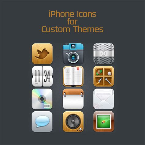Now, how do i set a custom icon for it? Free iPhone Icons for Custom Themes (PNGs)