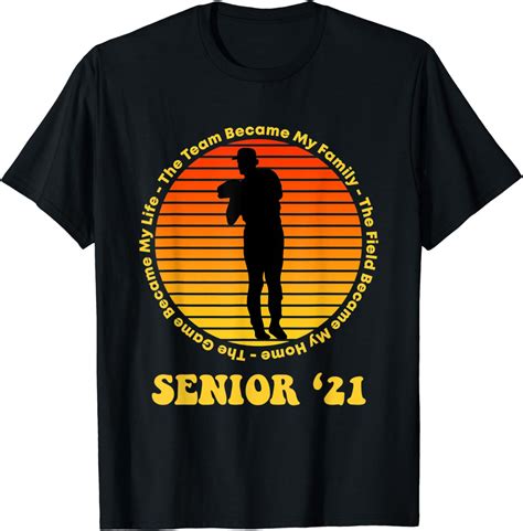 Amazon.com: Baseball Senior 2021 Senior Night Gifts High School T-Shirt