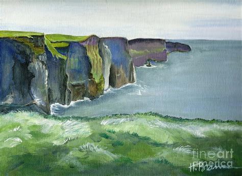 Cliffs Of Moher Painting By Holly Bartlett Brannan