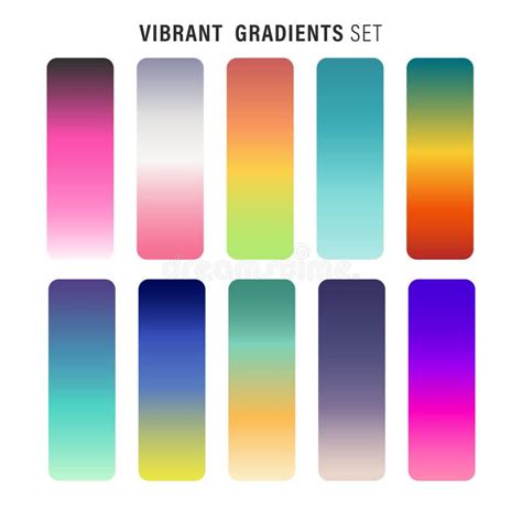 Vibrant Colorful Gradients Pallete An Example Of A Bright Color