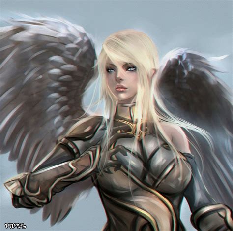Mickyyyyy Fantasy Female Warrior Fantasy Art Angels Vampire Art