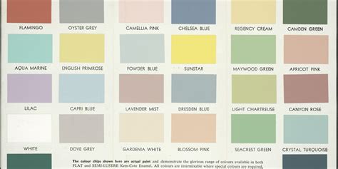 Berger paints yellow colour charts. 'Berger Kem-cote' paint colour chart - MAAS Collection